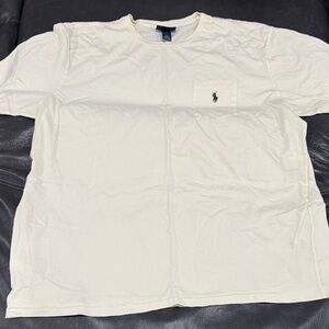 Polo by Ralph Lauren Men's Off-White Short Sleeve Tee